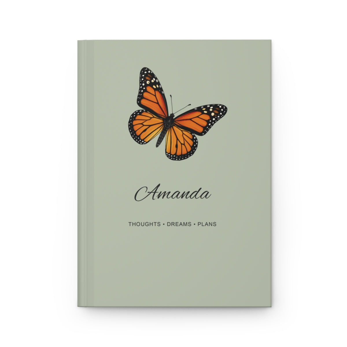 Personalized Butterfly Hardcover Journal