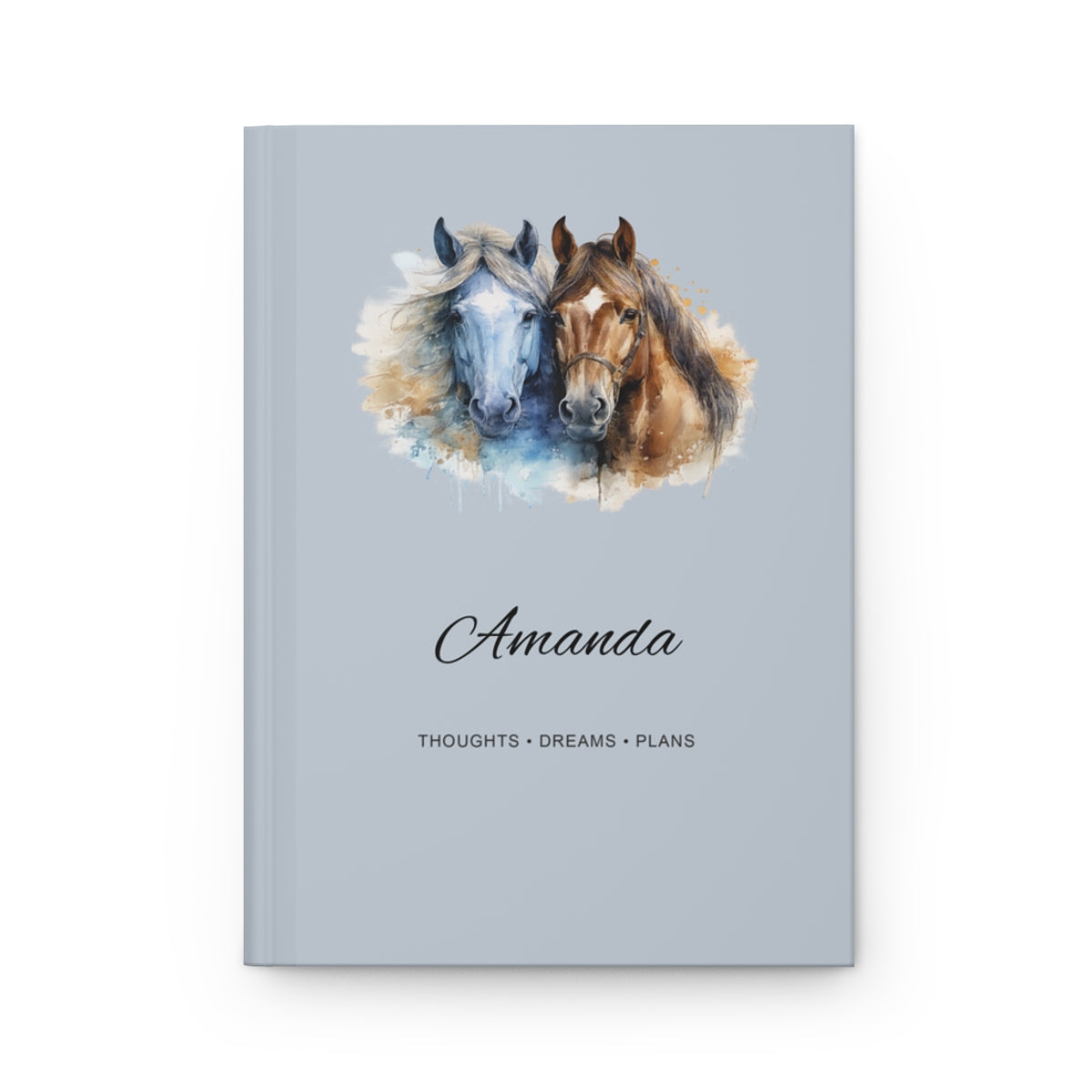Personalized Horse Hardcover Journal