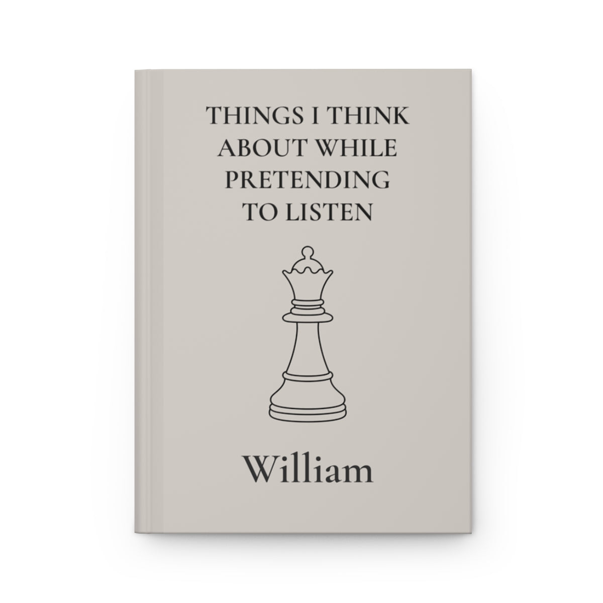 Personalized Hardcover Chess Journal