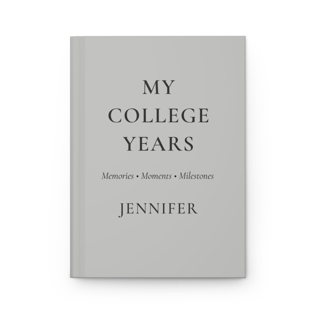 Personalized College Years Hardcover Journal
