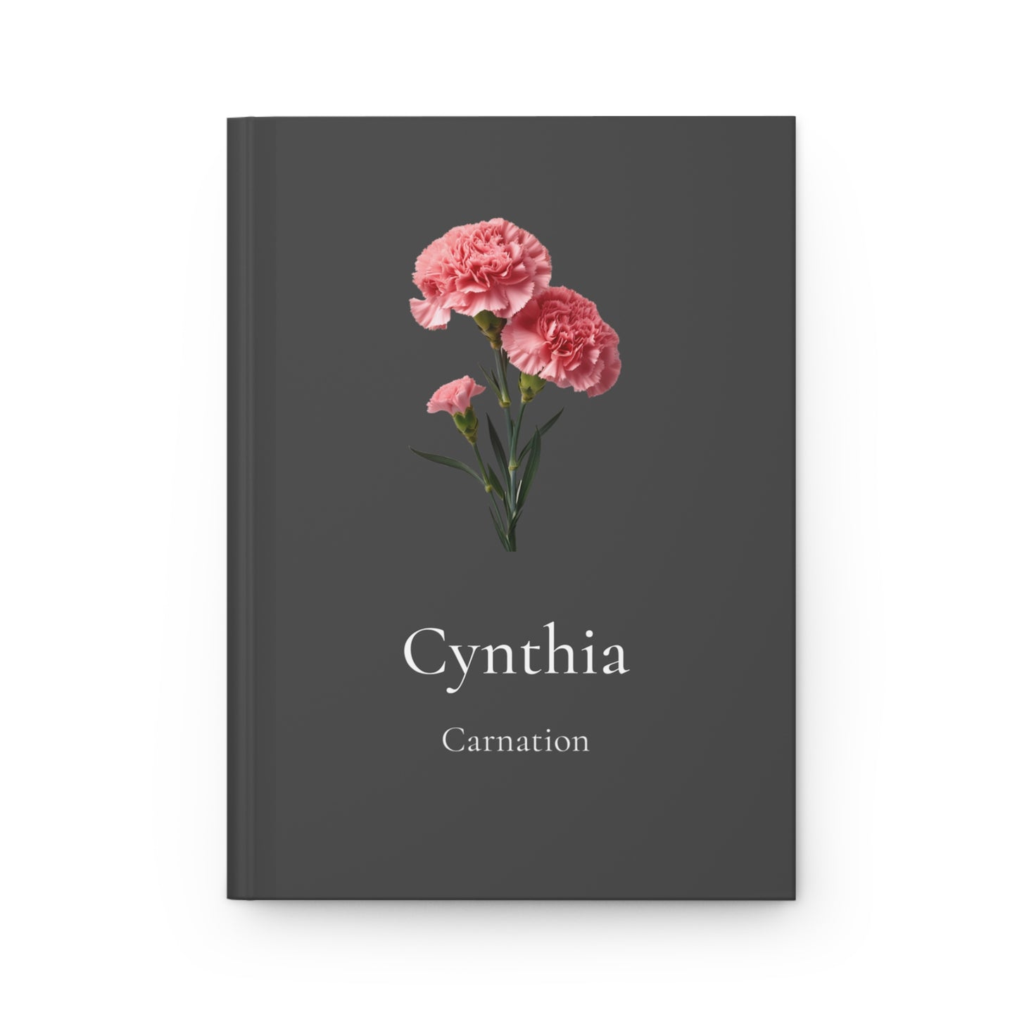 Personalized Floral Hardcover Journal