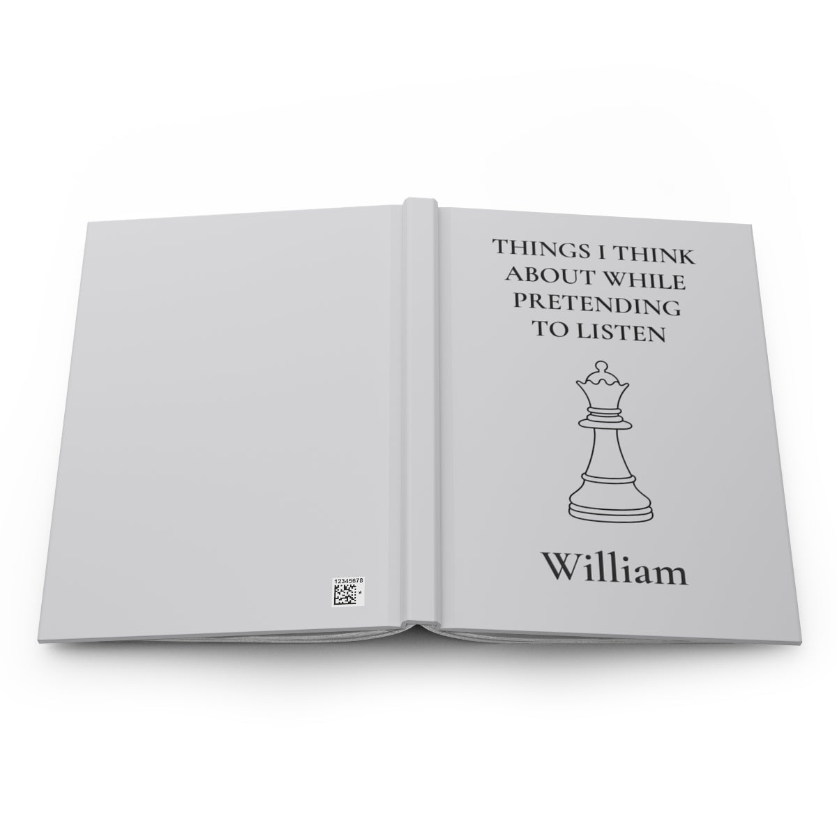 Personalized Hardcover Chess Journal