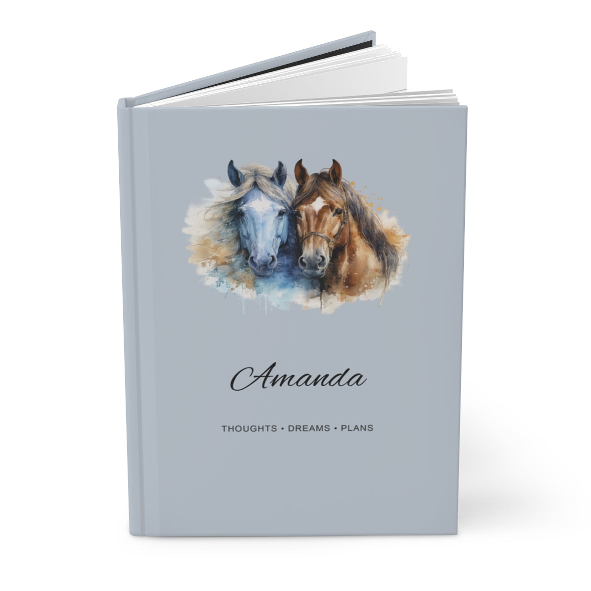 Personalized Horse Hardcover Journal