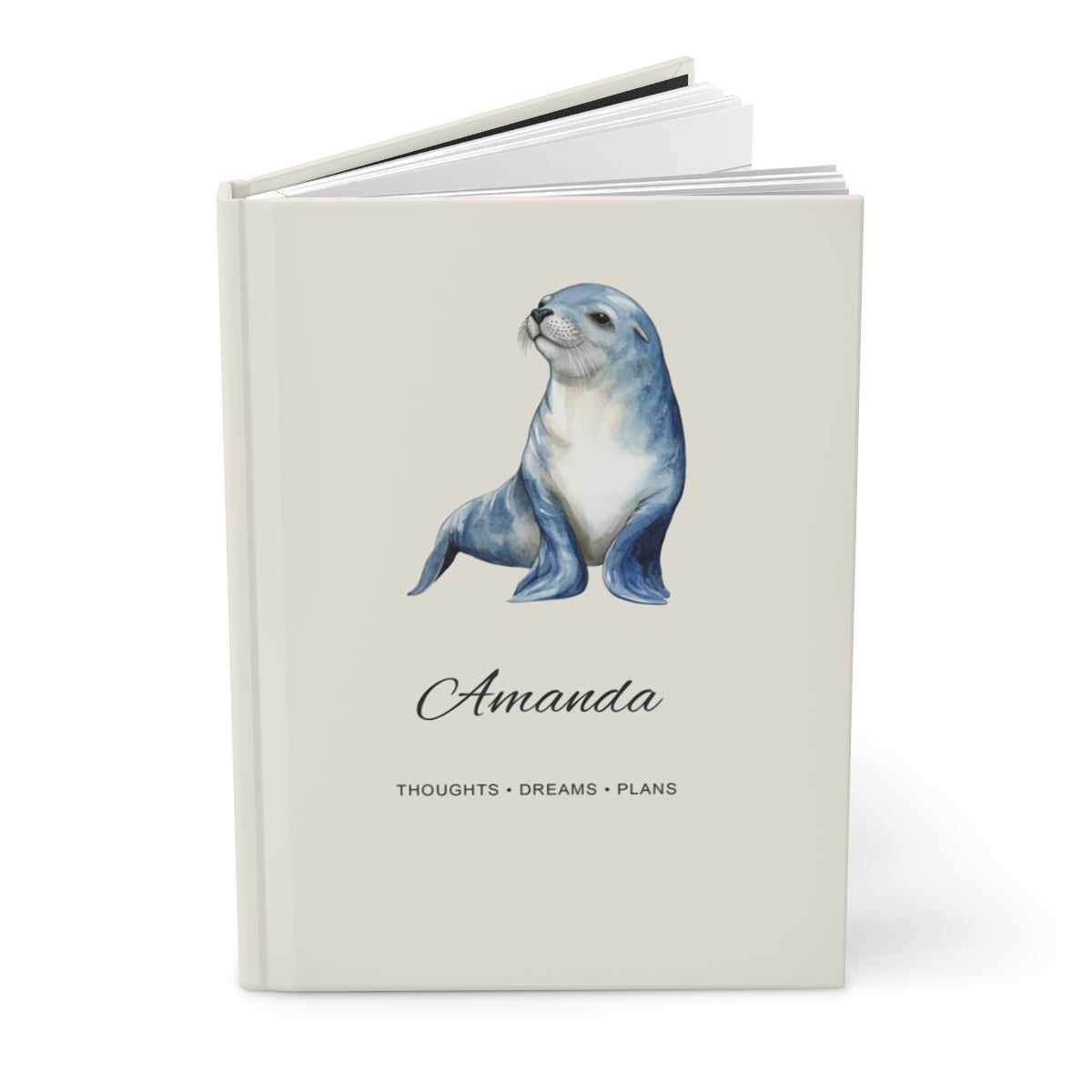 Personalized Sea Animals Hardcover Journal