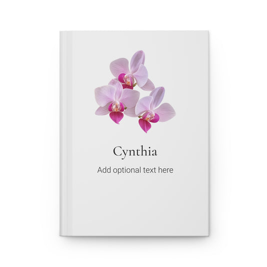 Personalized Hawaiian Floral Hardcover Journal