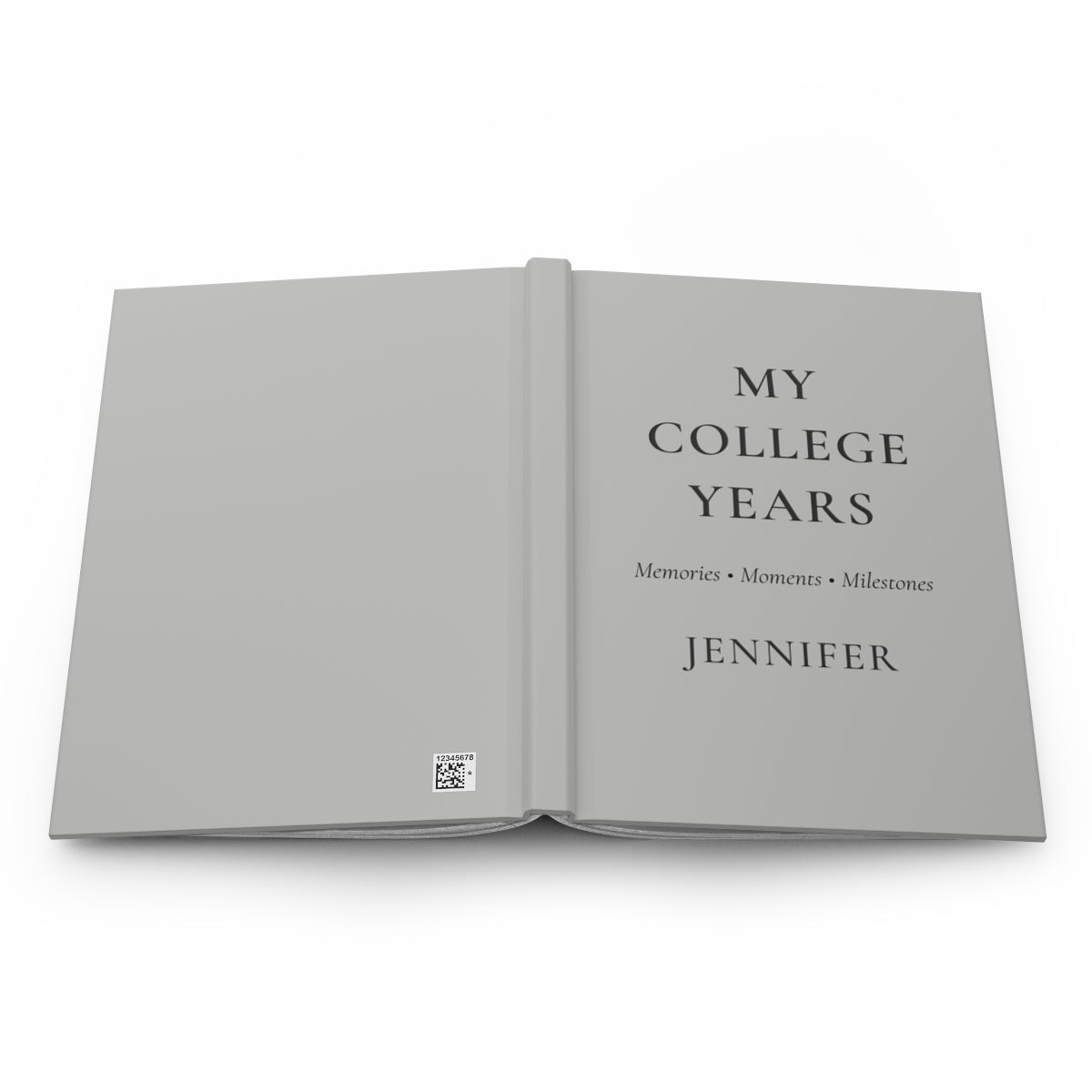 Personalized College Years Hardcover Journal