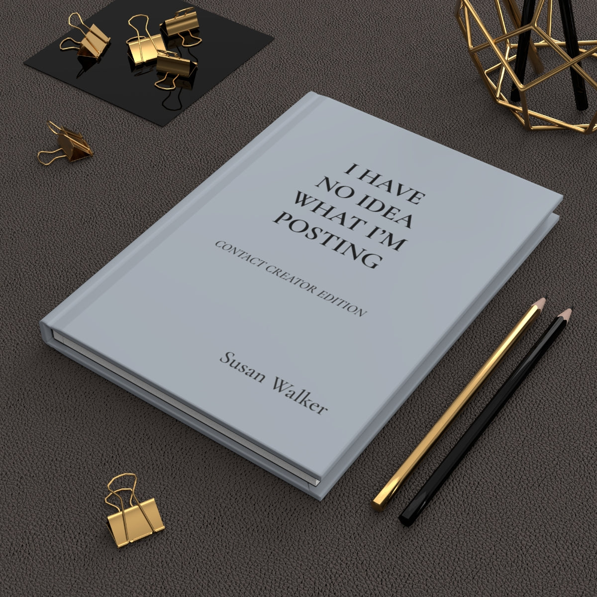 Personalized Content Creator Hardcover Journal