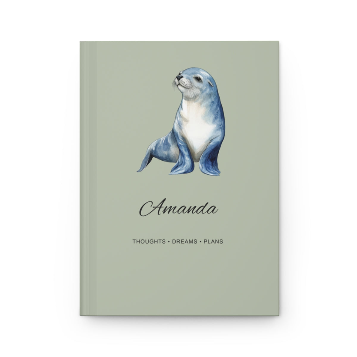 Personalized Sea Animals Hardcover Journal