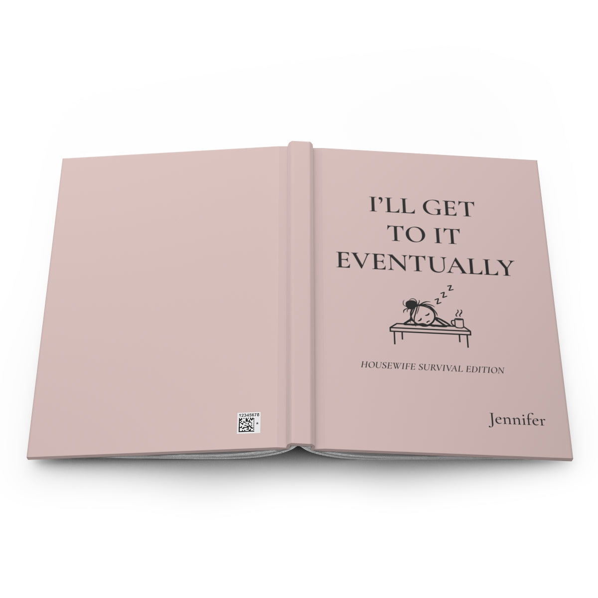 Personalized Housewife Hardcover Journal