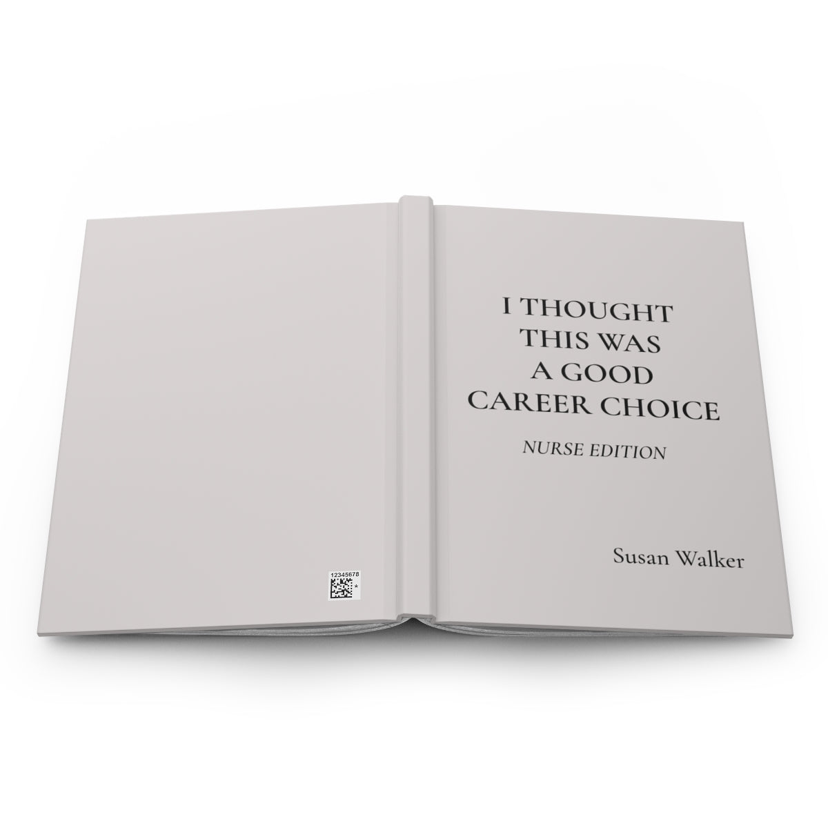 Personalized Funny Nurse Hardcover Journal