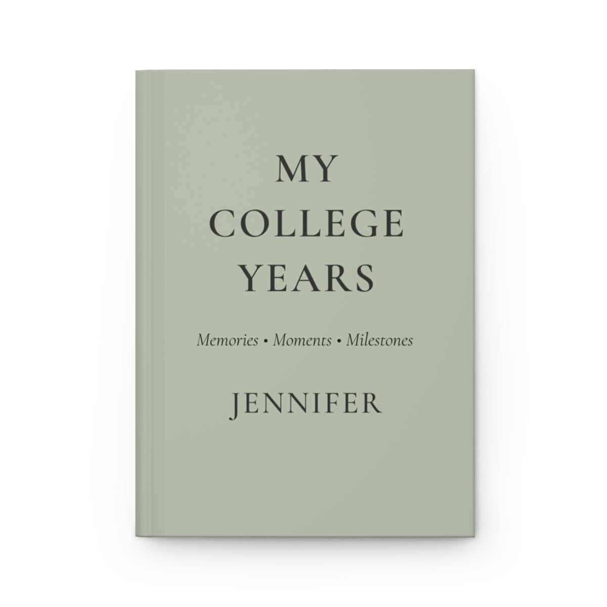 Personalized College Years Hardcover Journal