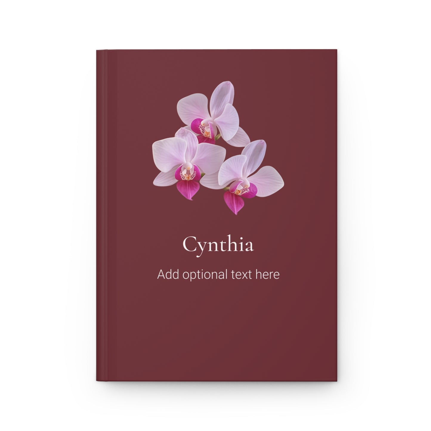 Personalized Hawaiian Floral Hardcover Journal