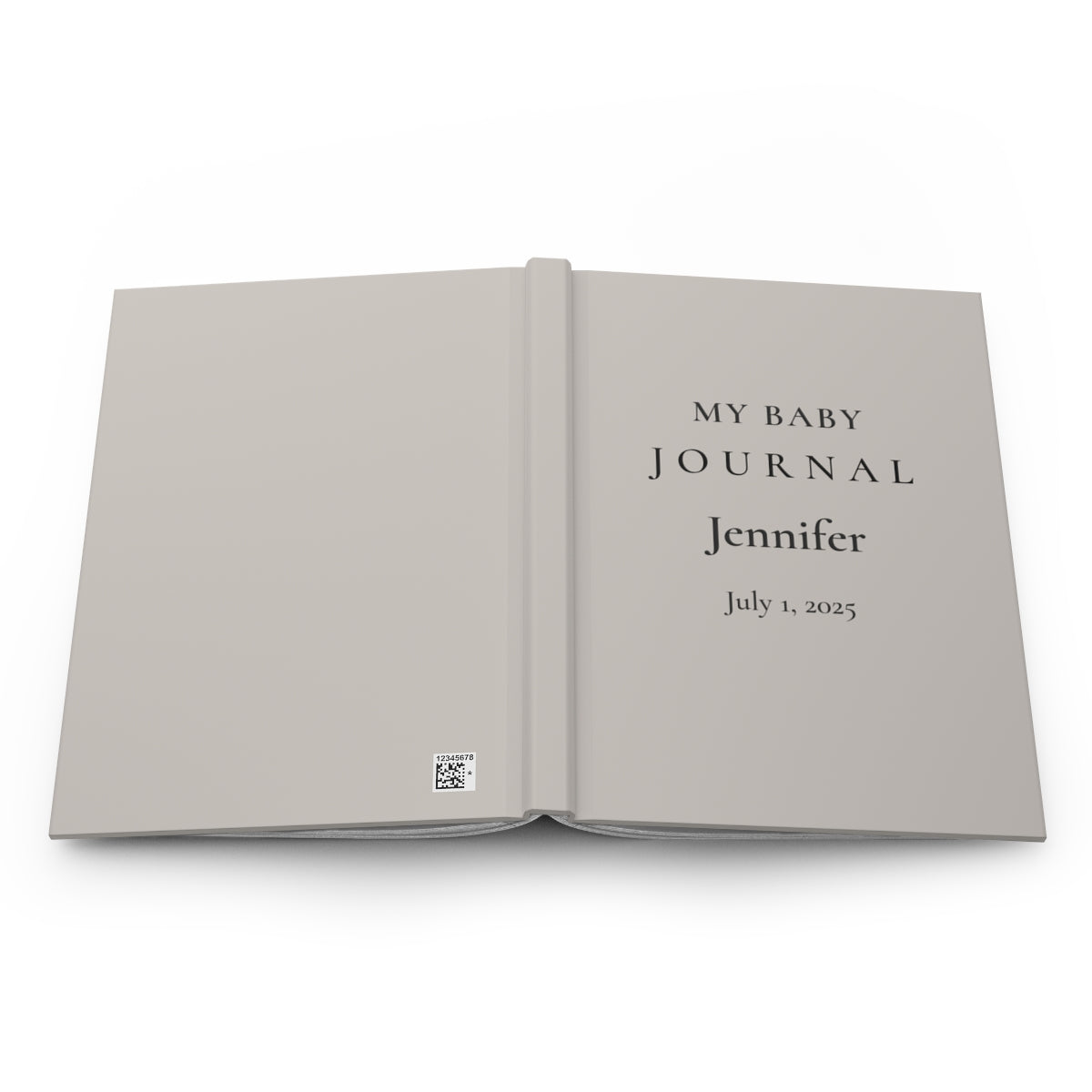 Personalized Baby Hardcover Journal