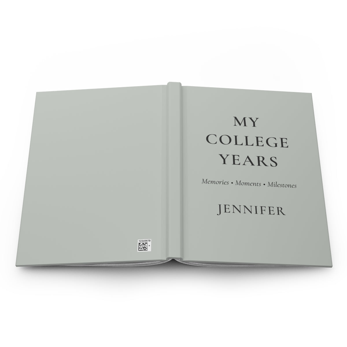 Personalized College Years Hardcover Journal