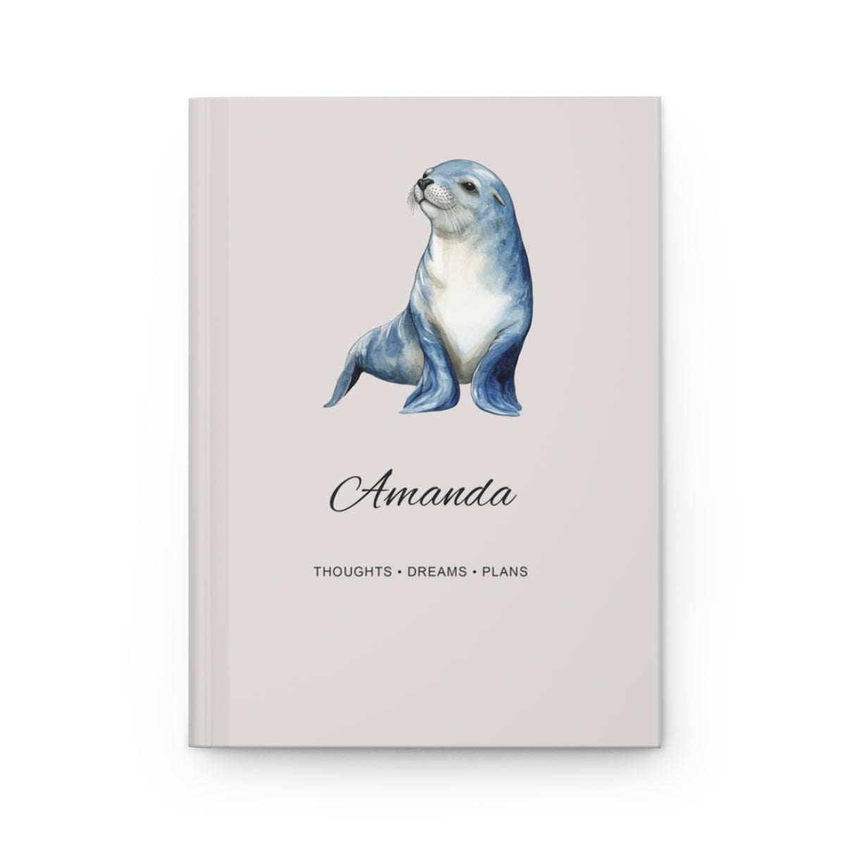 Personalized Sea Animals Hardcover Journal