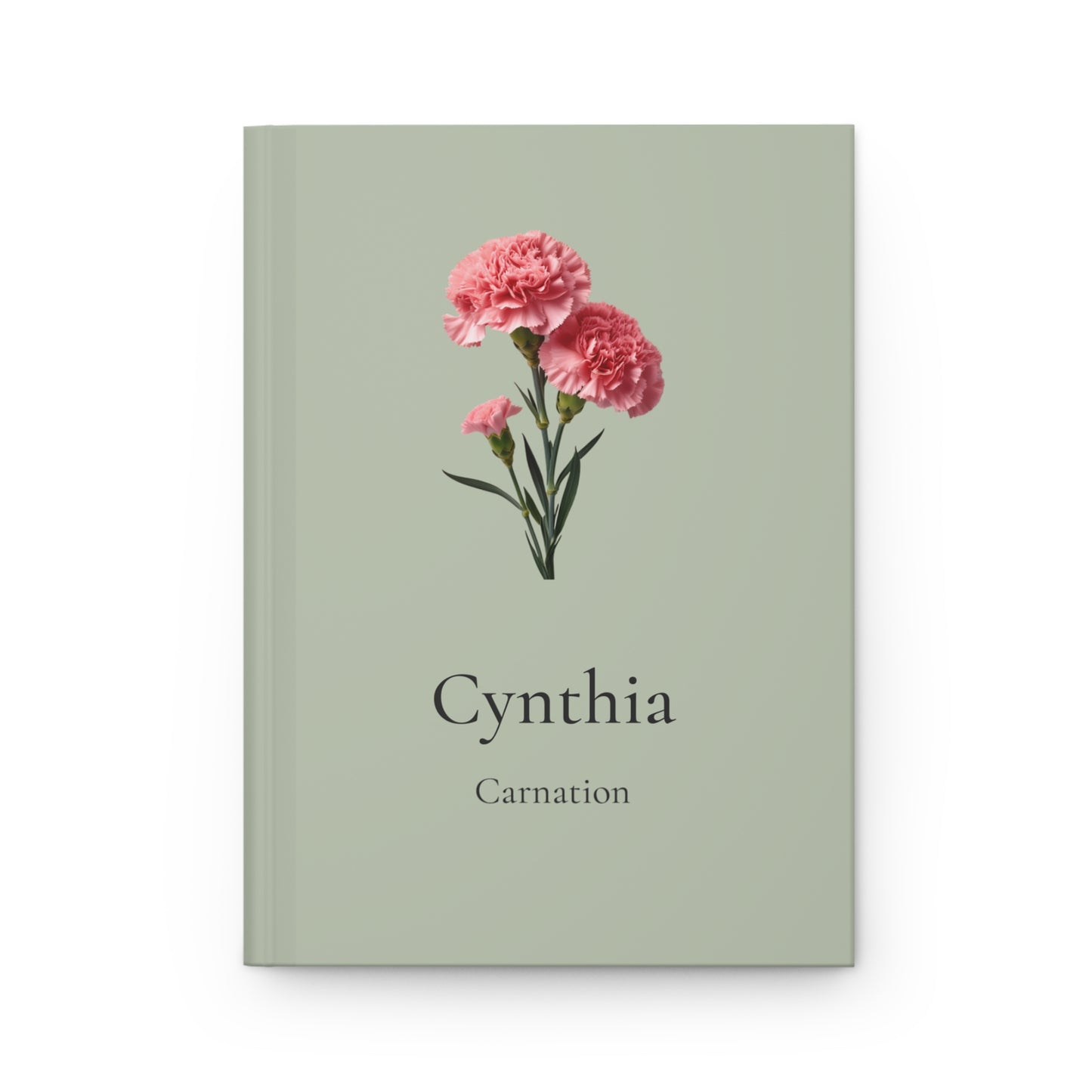 Personalized Floral Hardcover Journal