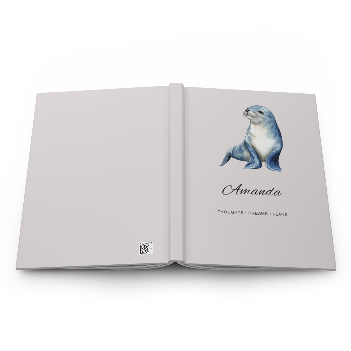 Personalized Sea Animals Hardcover Journal