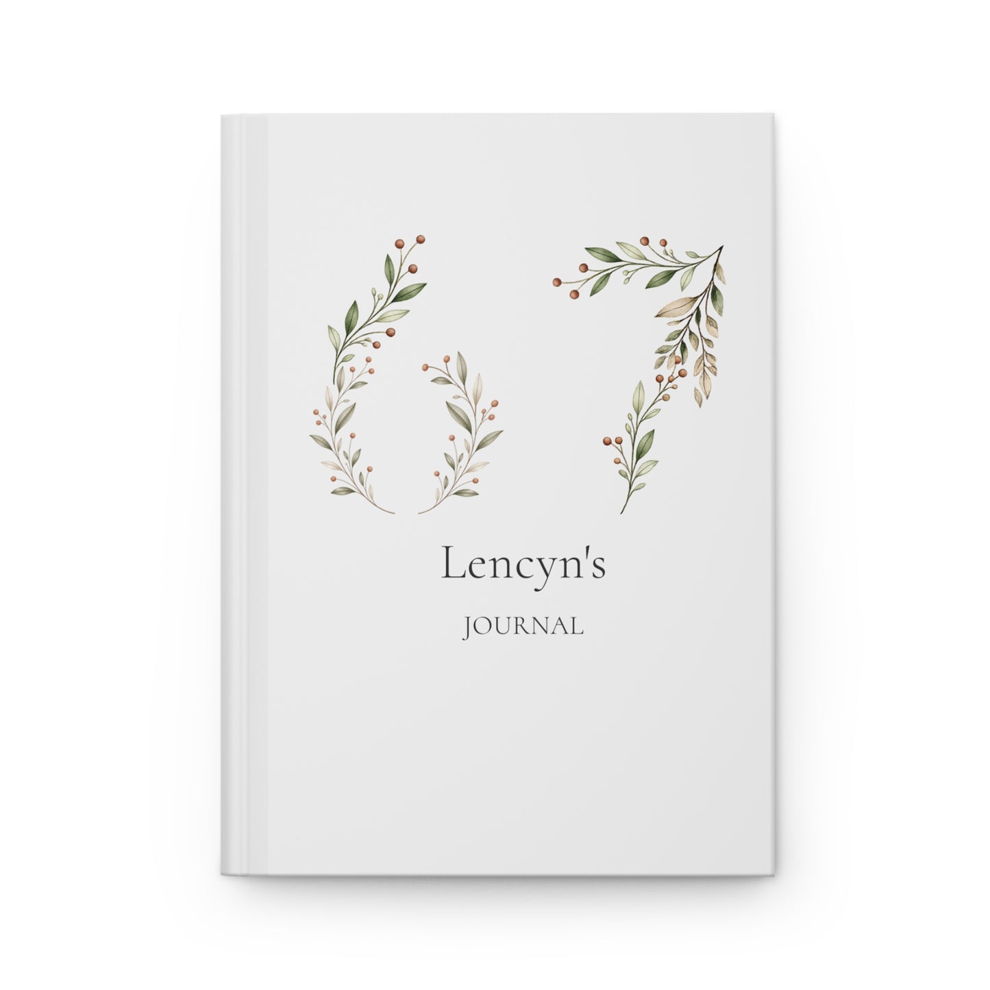 Personalized Hardcover Journal