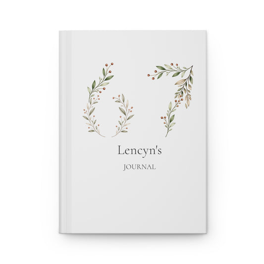 Personalized Hardcover Journal
