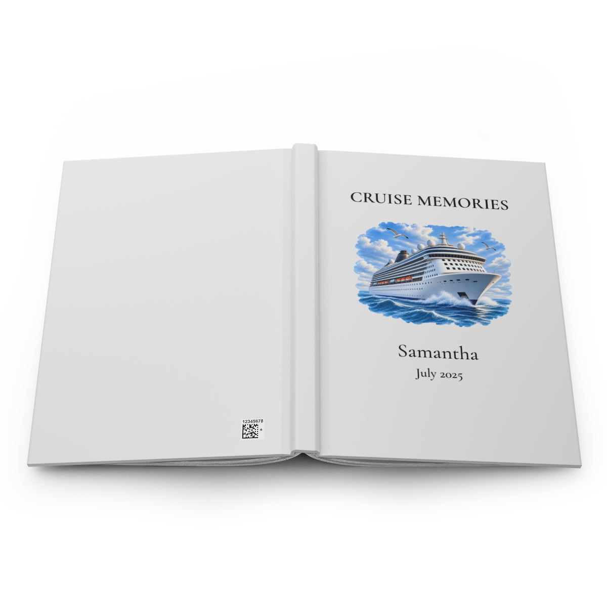 Personalized Cruise Memories Hardcover Journal