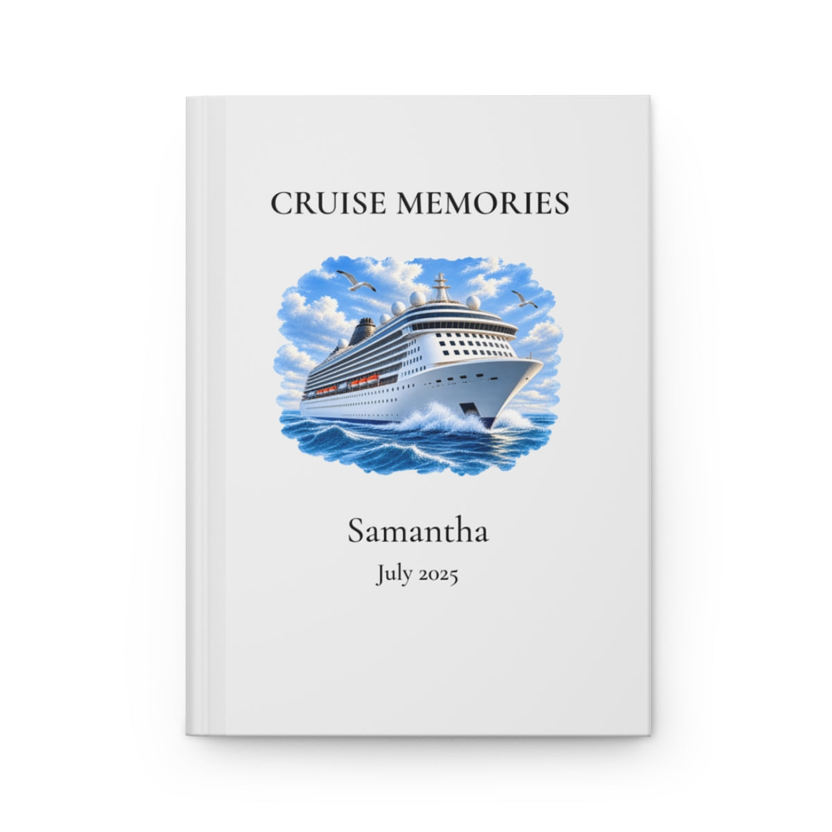 Personalized Cruise Memories Hardcover Journal