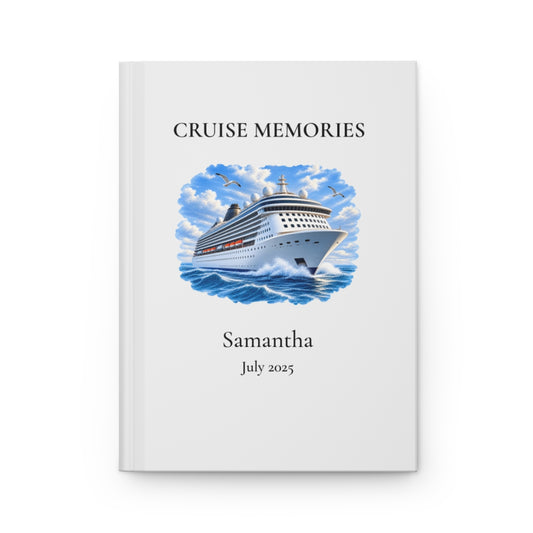 Personalized Cruise Memories Hardcover Journal