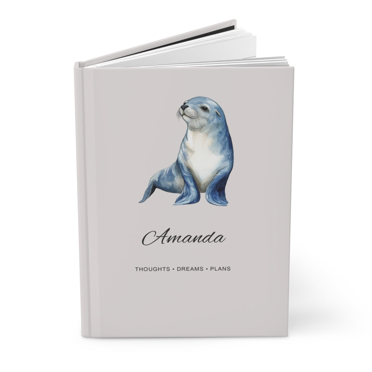 Personalized Sea Animals Hardcover Journal