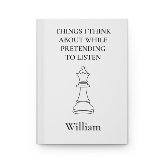 Personalized Hardcover Chess Journal