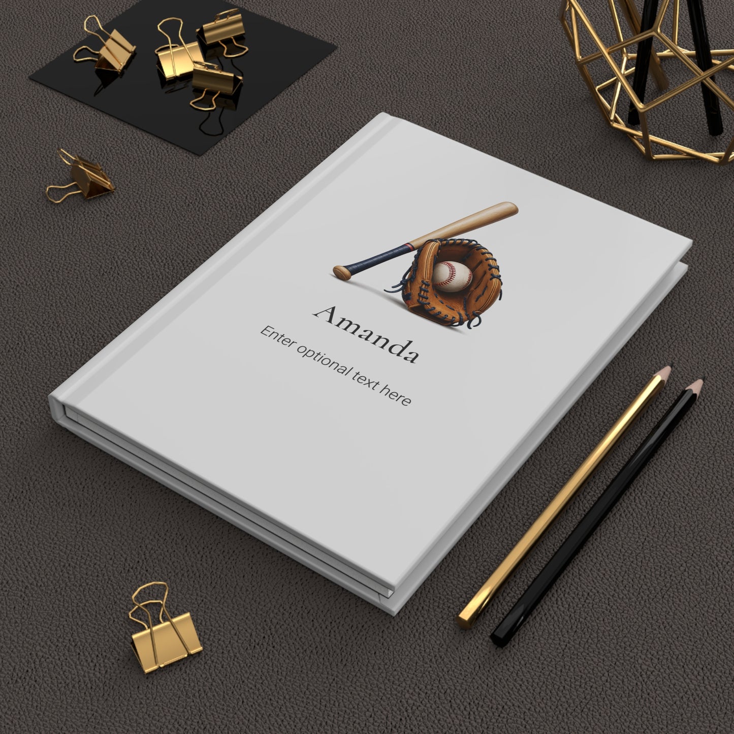 Personalized Sports Hardcover Journal