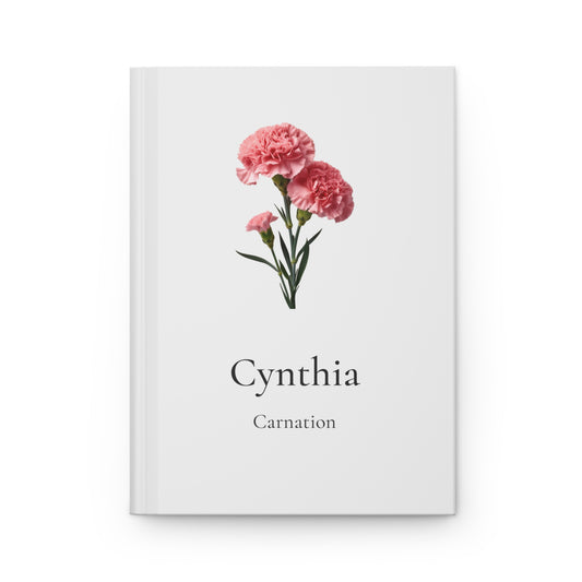 Personalized Floral Hardcover Journal