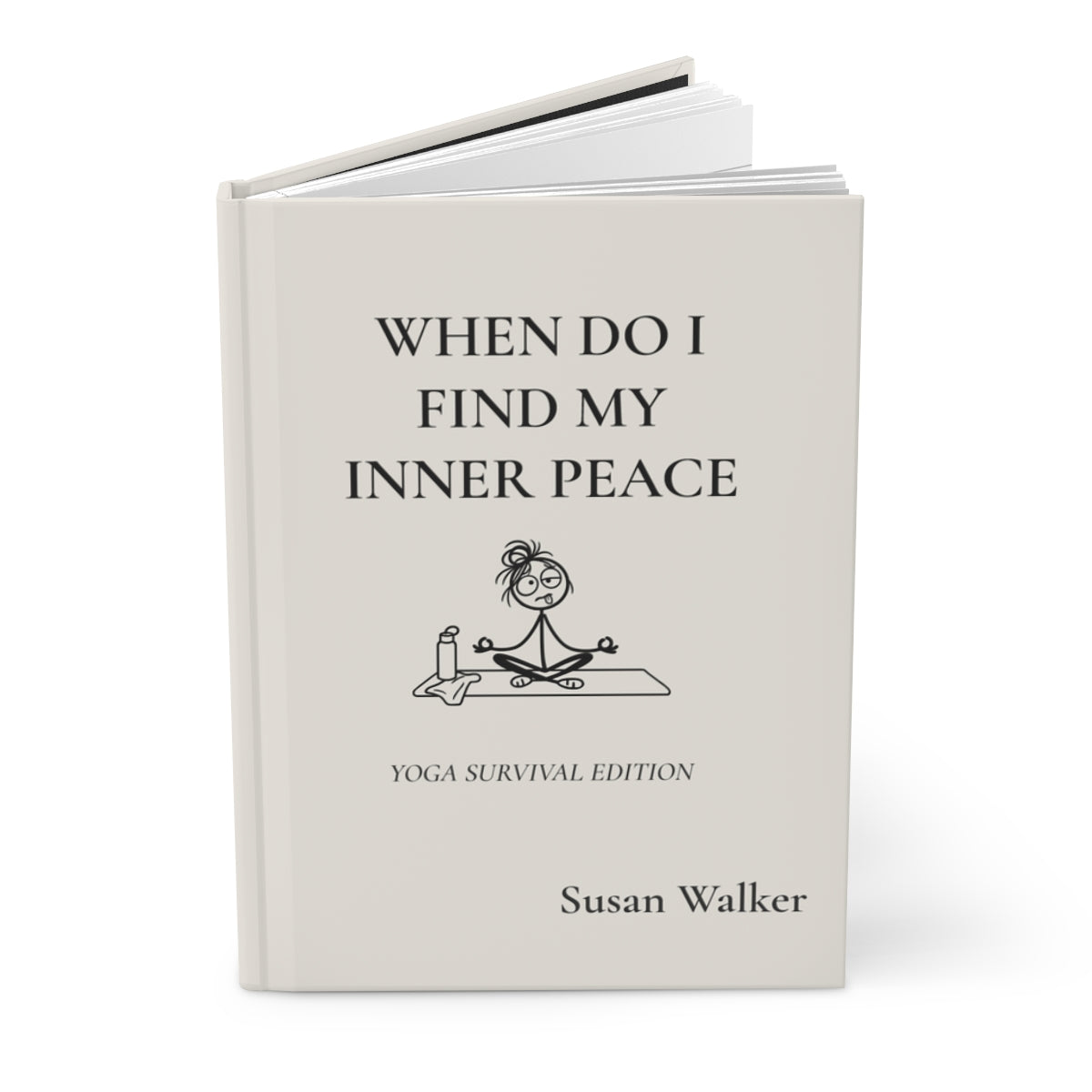 Personalized Funny Yoga Journal – Yoga Survival Edition