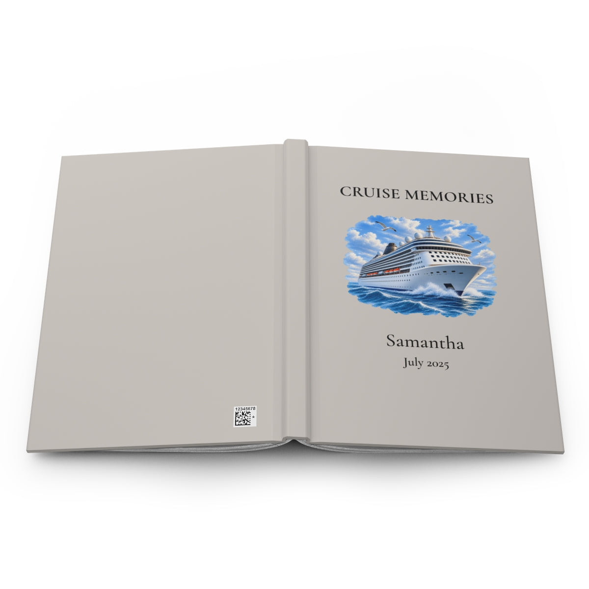Personalized Cruise Memories Hardcover Journal