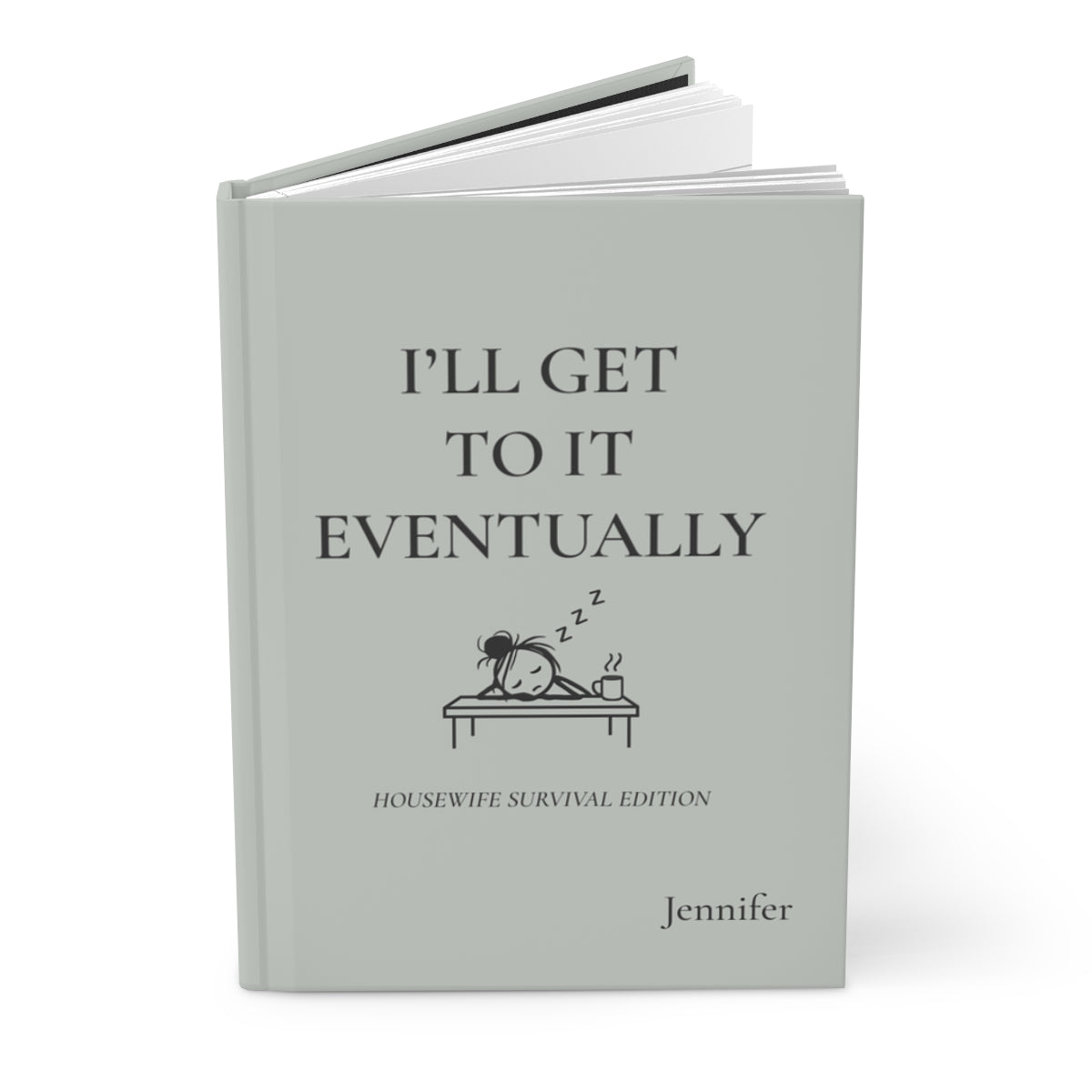 Personalized Housewife Hardcover Journal