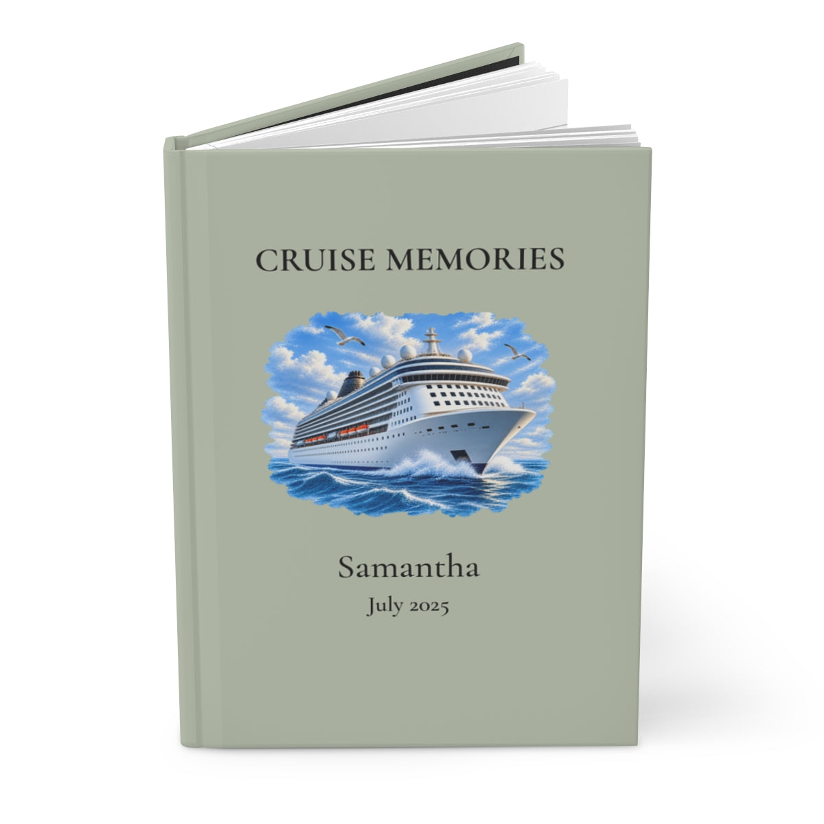 Personalized Cruise Memories Hardcover Journal