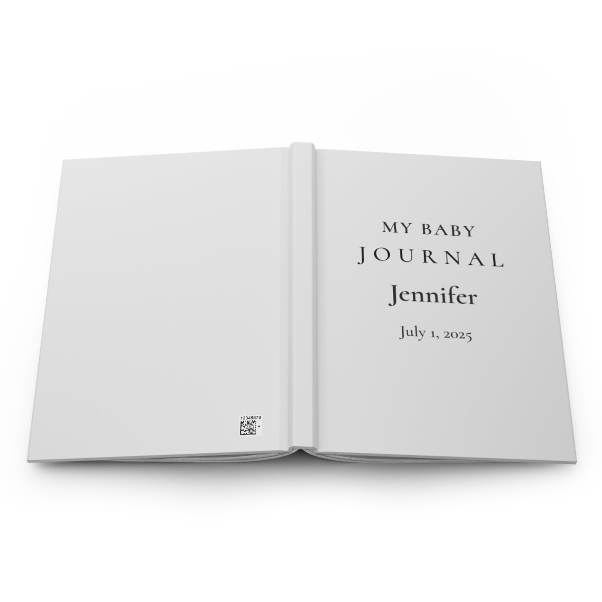 Personalized Baby Hardcover Journal
