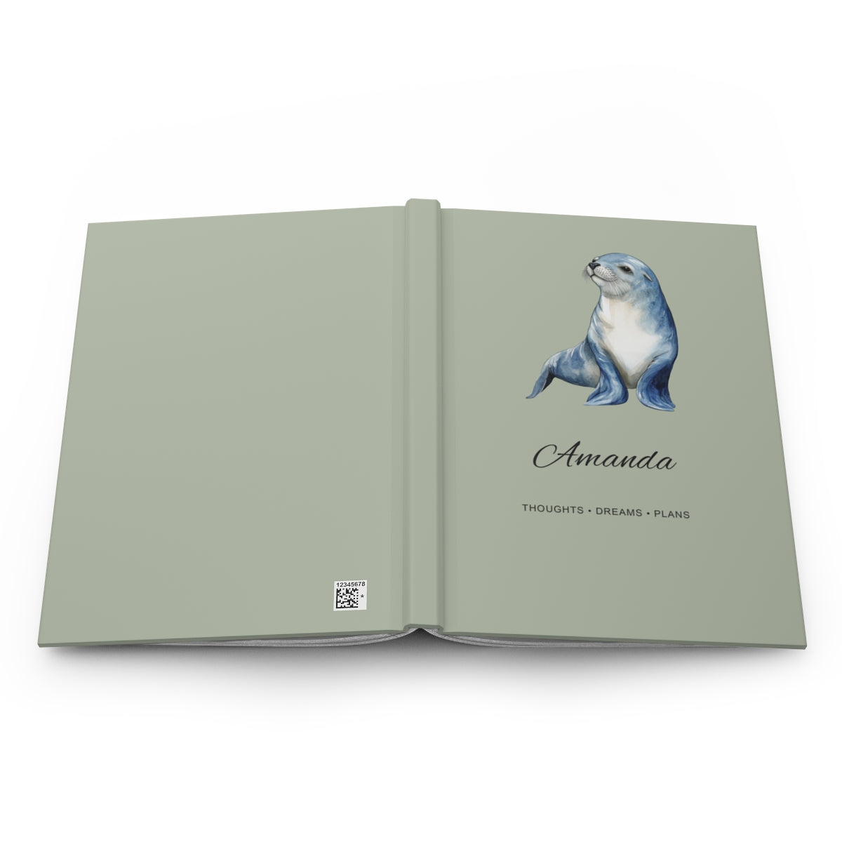 Personalized Sea Animals Hardcover Journal