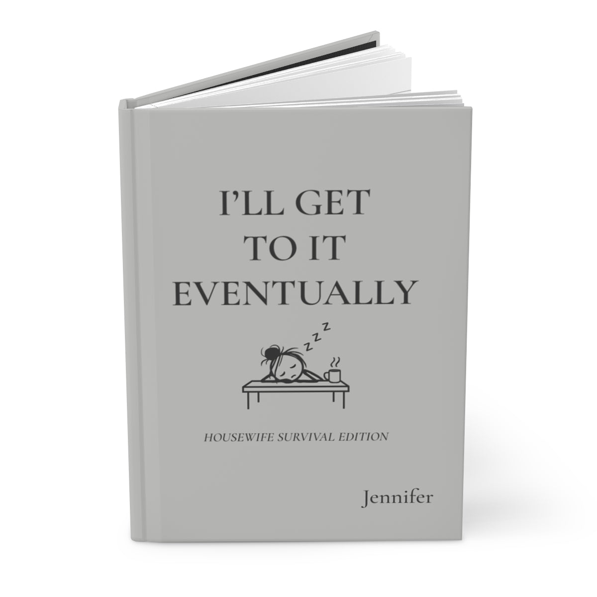Personalized Housewife Hardcover Journal