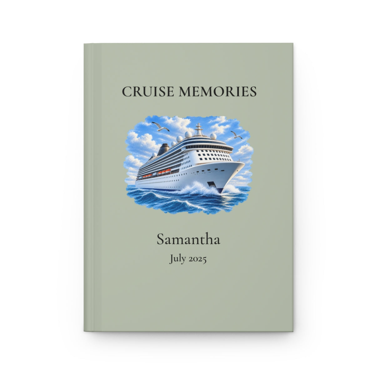 Personalized Cruise Memories Hardcover Journal