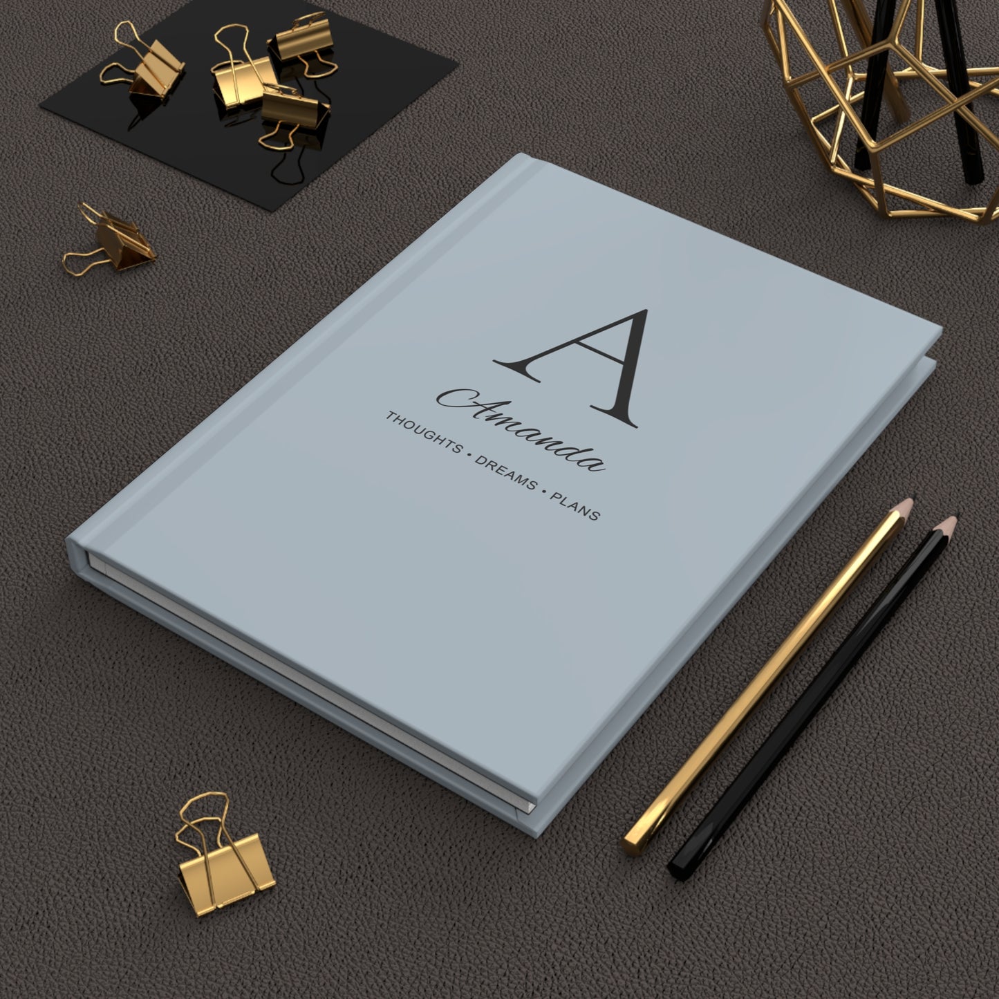 Personalized Monogram Hardcover Journal