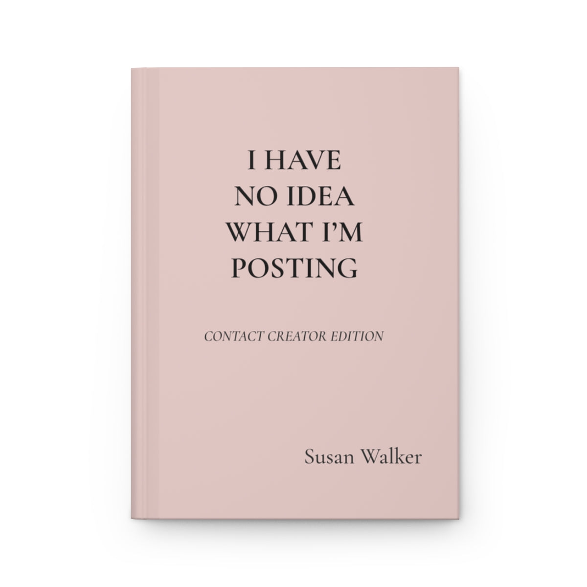 Personalized Content Creator Hardcover Journal