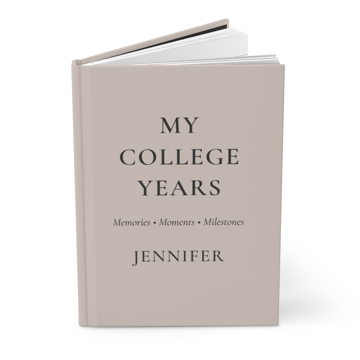 Personalized College Years Hardcover Journal