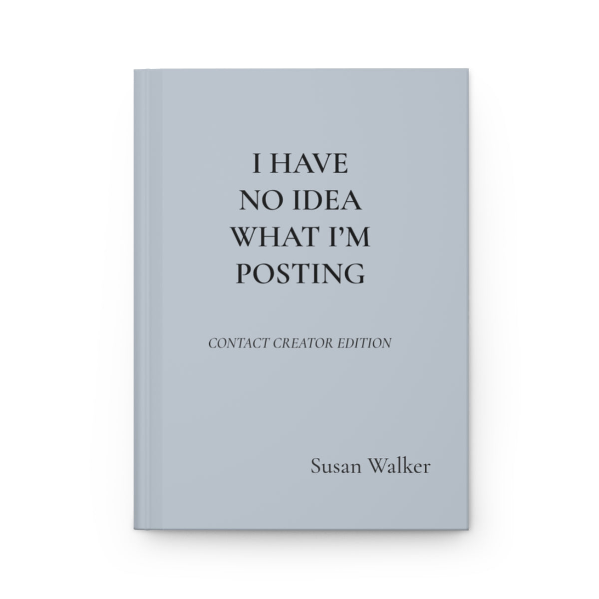 Personalized Content Creator Hardcover Journal