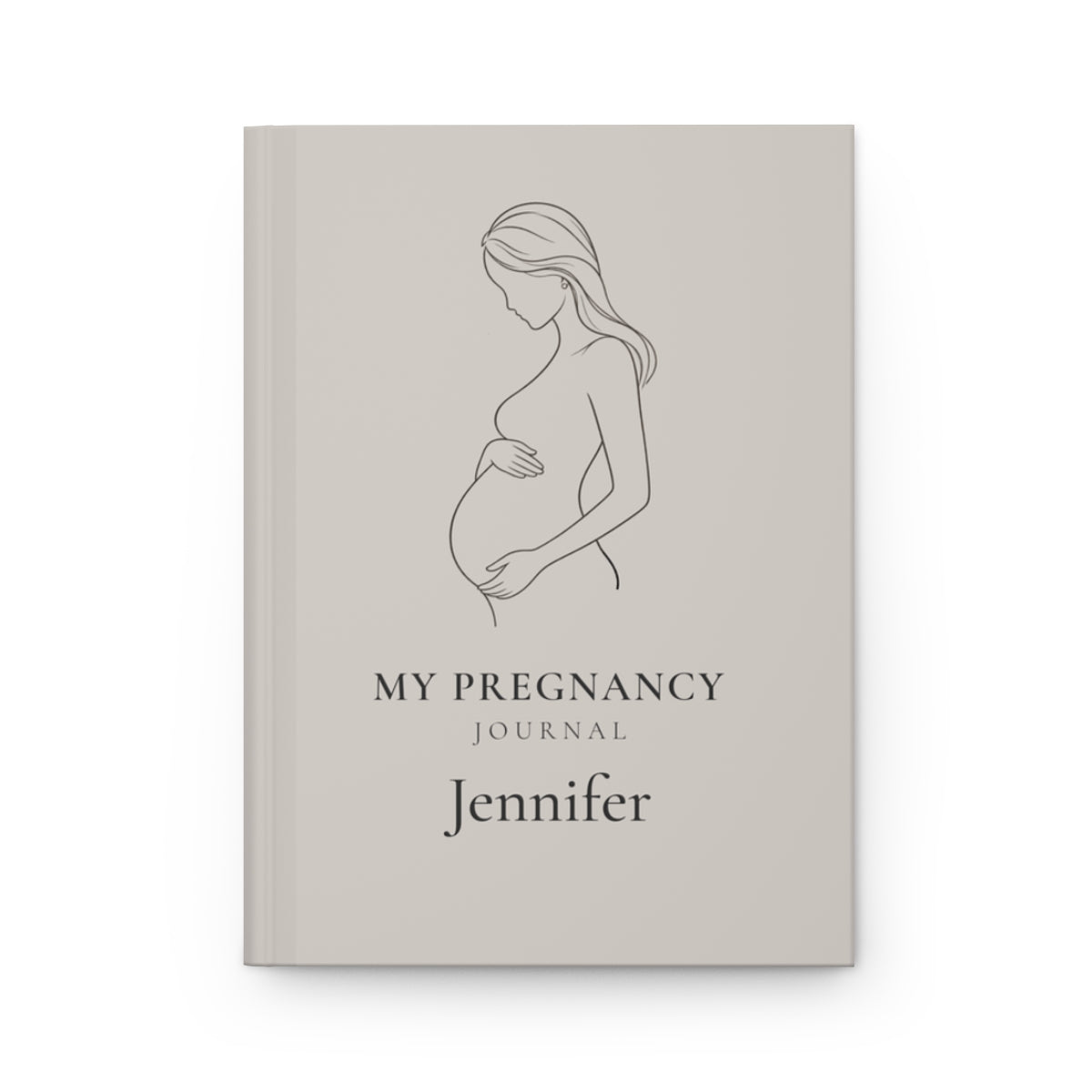Personalized Pregnancy Hardcover Journal