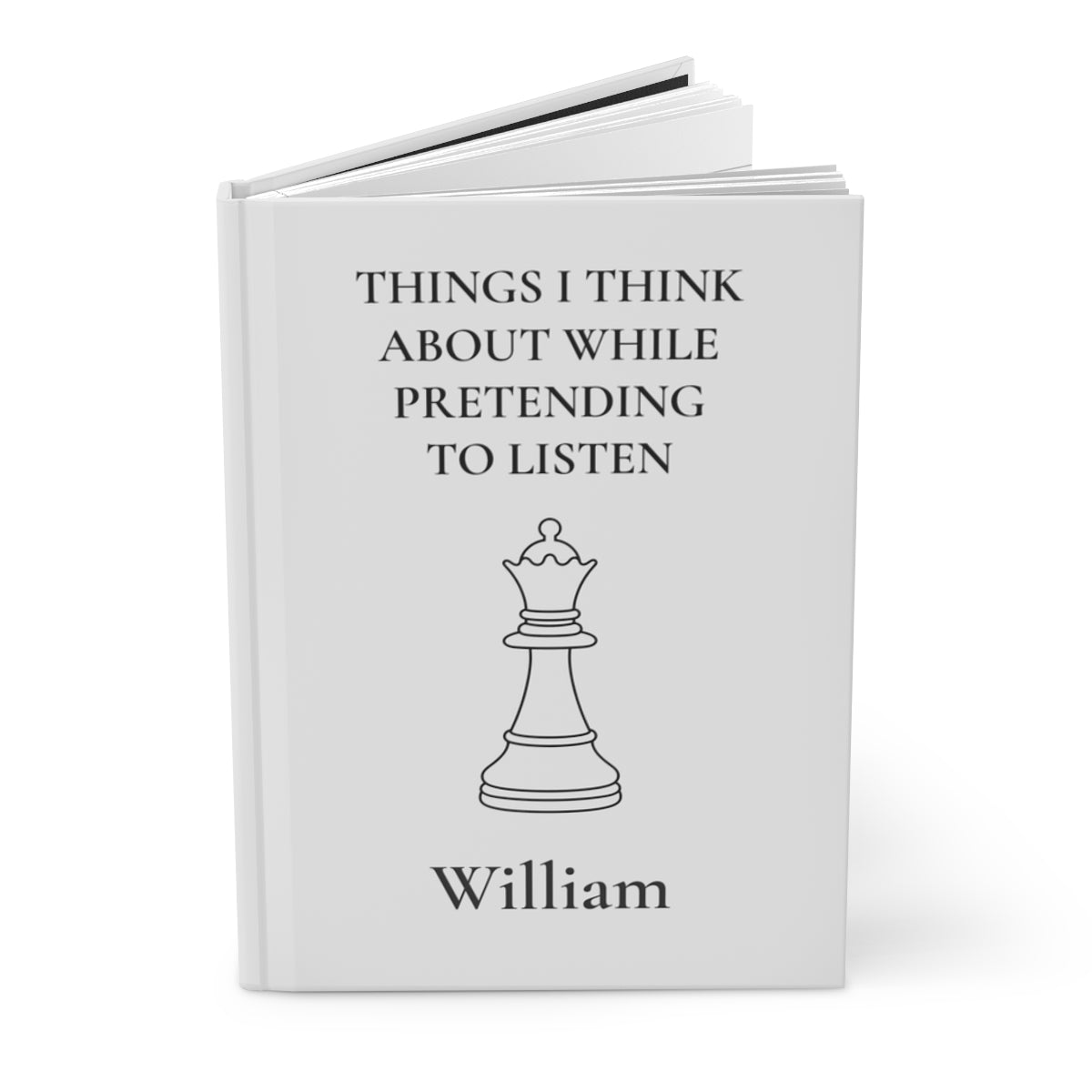 Personalized Hardcover Chess Journal