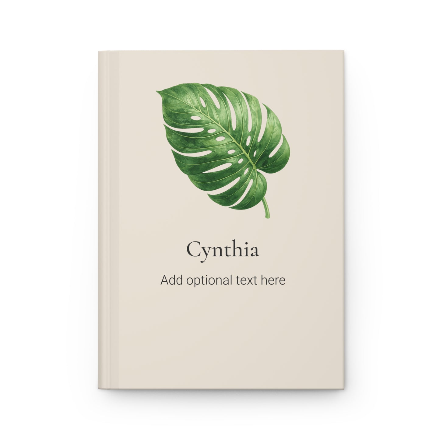 Personalized Hawaiian Floral Hardcover Journal