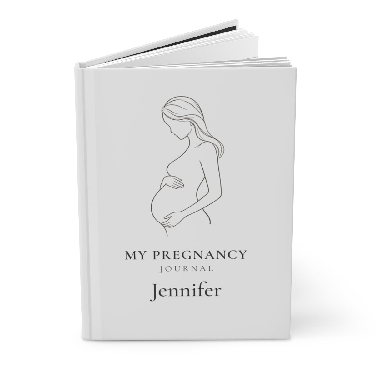 Personalized Pregnancy Hardcover Journal