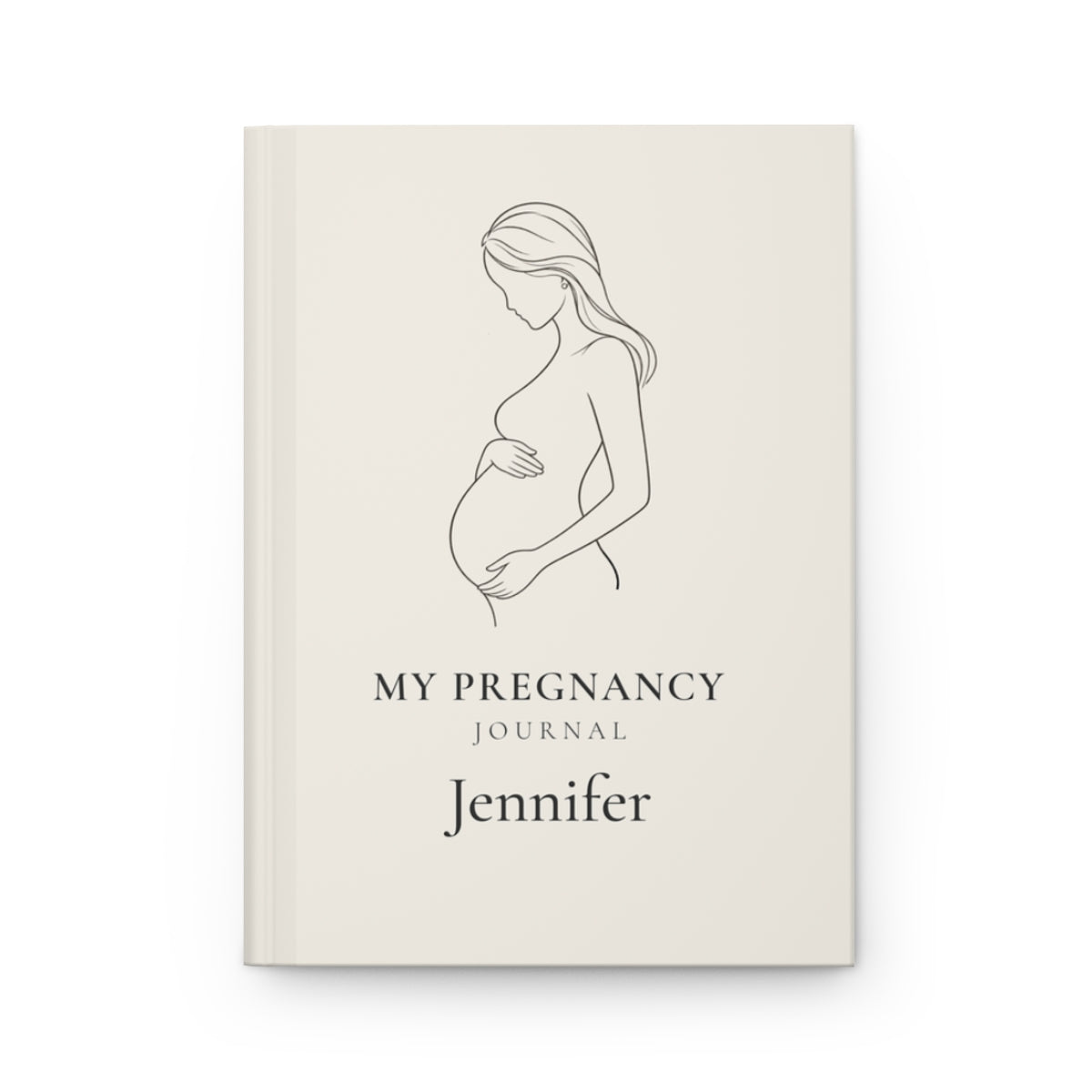 Personalized Pregnancy Hardcover Journal