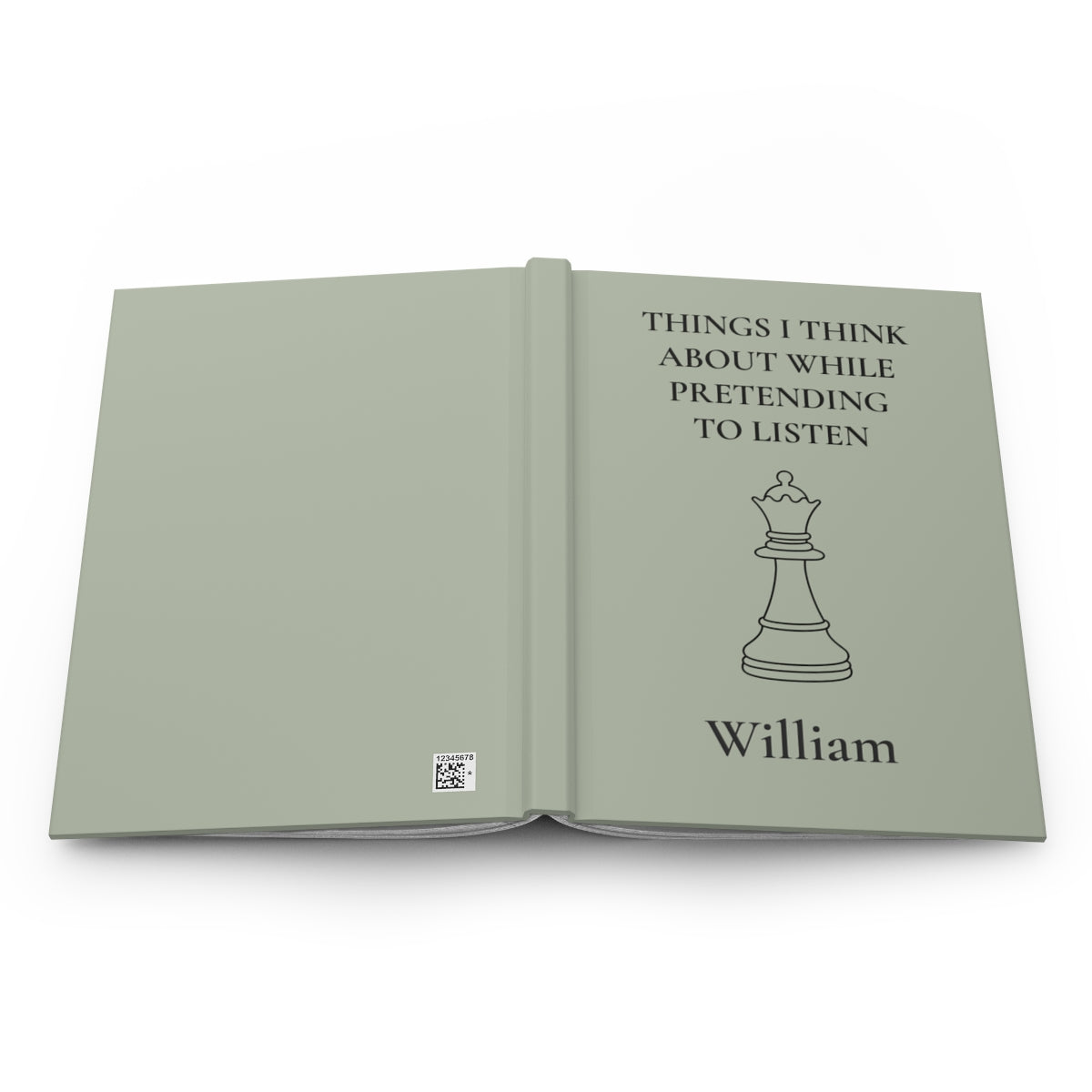 Personalized Hardcover Chess Journal