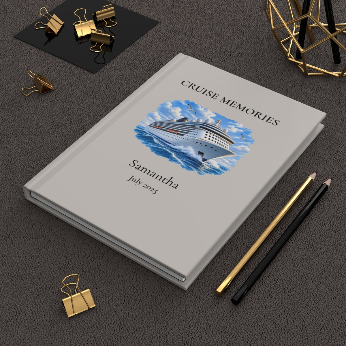 Personalized Cruise Memories Hardcover Journal