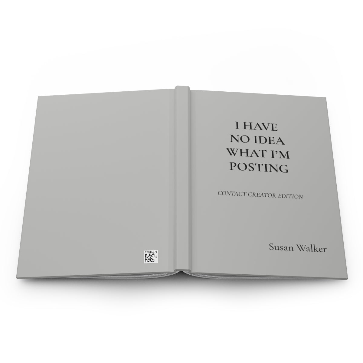 Personalized Content Creator Hardcover Journal